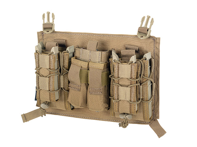 MOLLE-Tasche Modular Dreifach M4/9MM Buckle Clip Panel - Coyote Brown [EM] 3