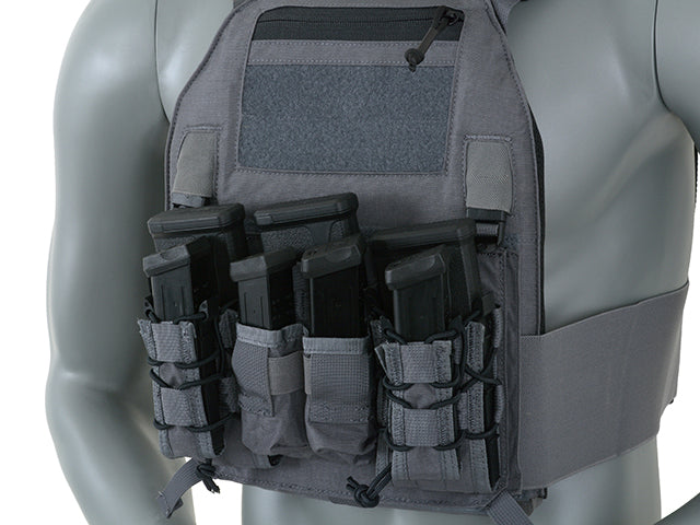 MOLLE-Tasche Modular Dreifach M4/9MM Buckle Clip Panel - Ranger Grün [EM] 6