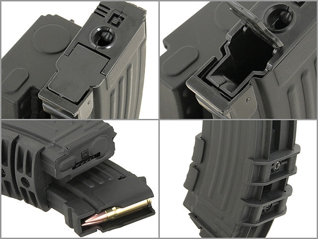 1100 BBs Electric Hi-Cap AK Magazin mit Dummy Ammo 7