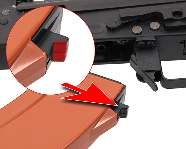 140 BBs Mid-Cap-Magazin für AK47/AKM - Schwarz [CYMA] 3
