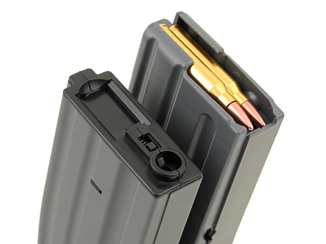 1000 BBs Electric Dual-Magazin long für M4/M16 (rechargeable) - Grau [BattleAxe] 3