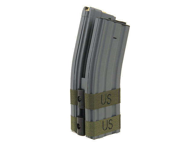 1000 BBs Electric Dual-Magazin long für M4/M16 (rechargeable) - Grau [BattleAxe] 5