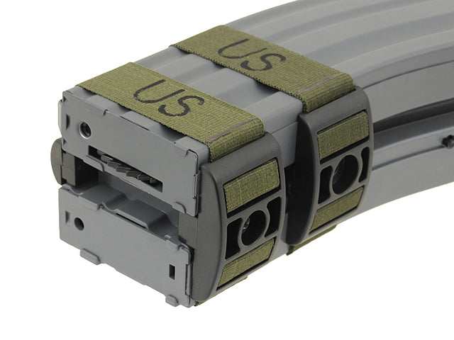 1000 BBs Electric Dual-Magazin long für M4/M16 (rechargeable) - Grau [BattleAxe] 7