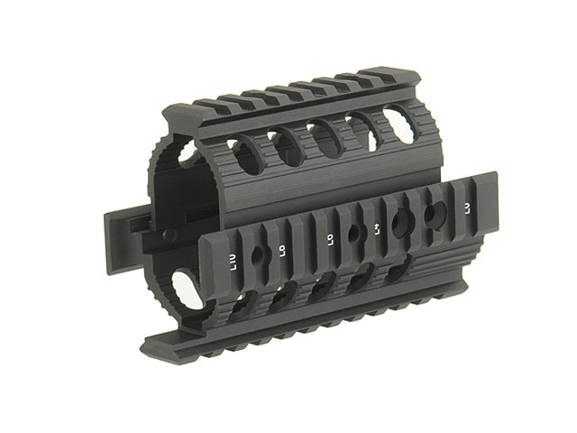 AK74U Quad-Schiene Handguard - Schwarz [CYMA] 1