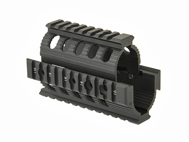 AK74U Quad-Schiene Handguard - Schwarz [CYMA] 3