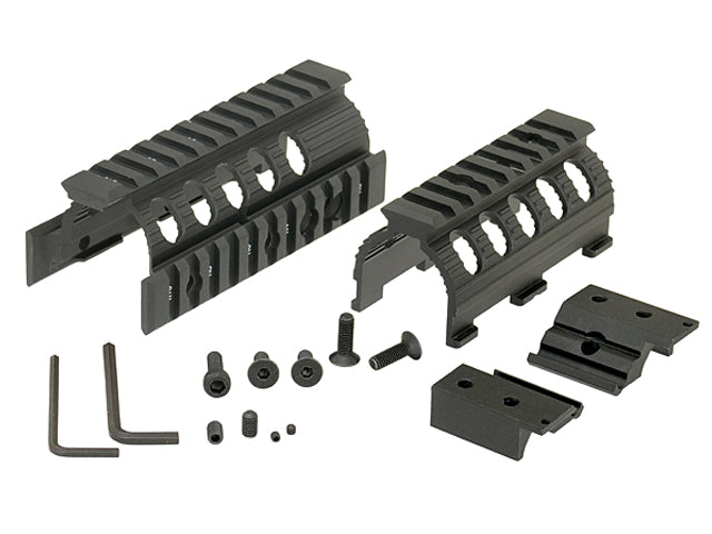 AK74U Quad-Schiene Handguard - Schwarz [CYMA] 4