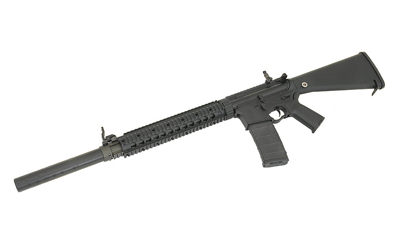 Adjustable fixed stock für SR-25/AR-15/M4 - Schwarz [CYMA] 9