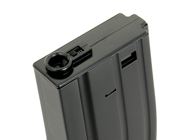 150 BBs Mid-Cap steel magazine für AK AR-15/M4 - Schwarz 4