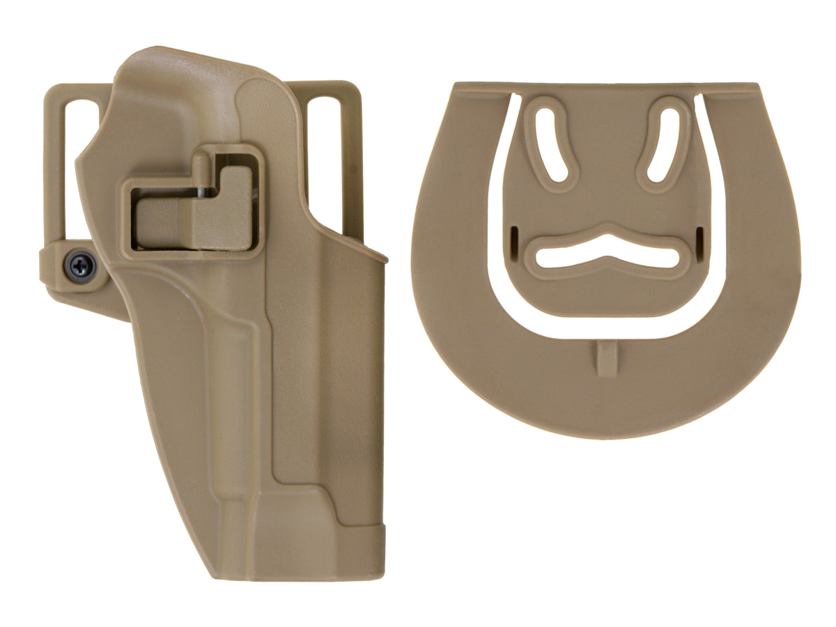 Quick-Draw Pistole Holster mit Locking Mechanism für M9 - Tan [CS] 1