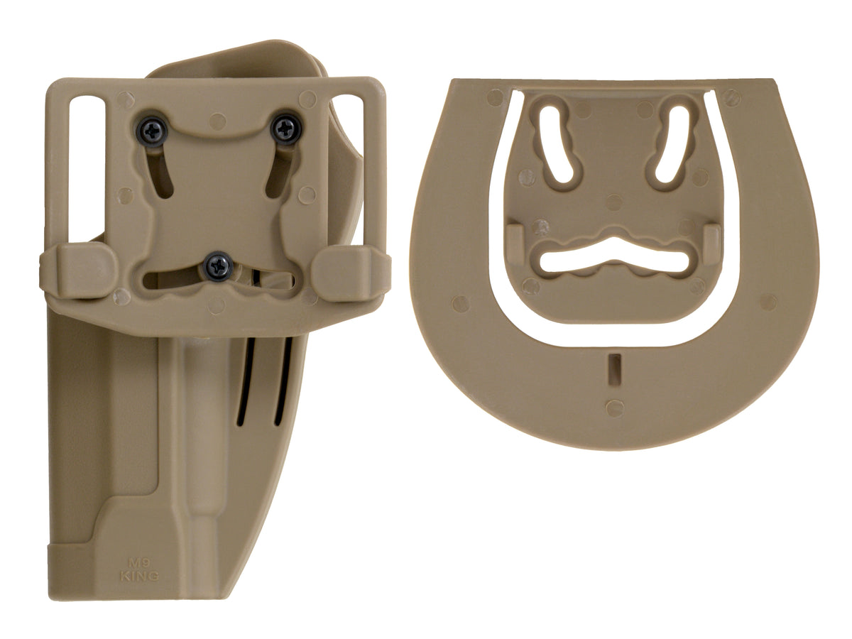 Quick-Draw Pistole Holster mit Locking Mechanism für M9 - Tan [CS] 2