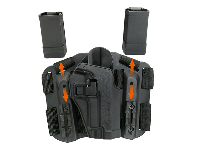 Holster mit Drop Leg Platform für 1911 Serie - Schwarz [CS] 2