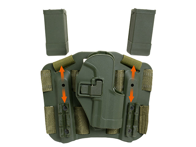 Holster mit Drop Leg Platform für 1911 Serie - Oliv [CS] 2