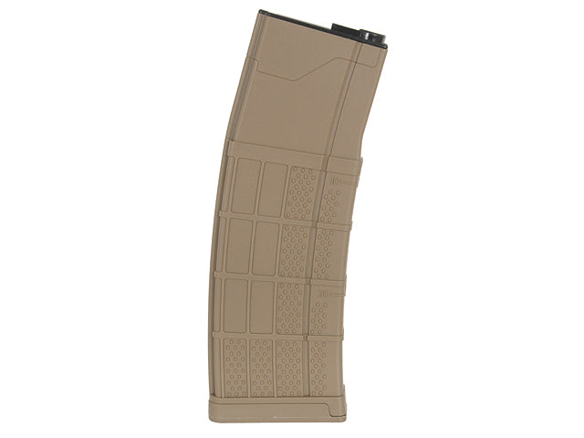 BattleAxe M4/AR15 Polymer Hi-Cap-Magazin 450 BBs Dark Earth