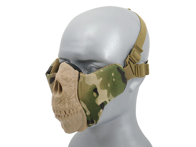 Half Face SKULL FACE Maske - Multicam [CS] 2