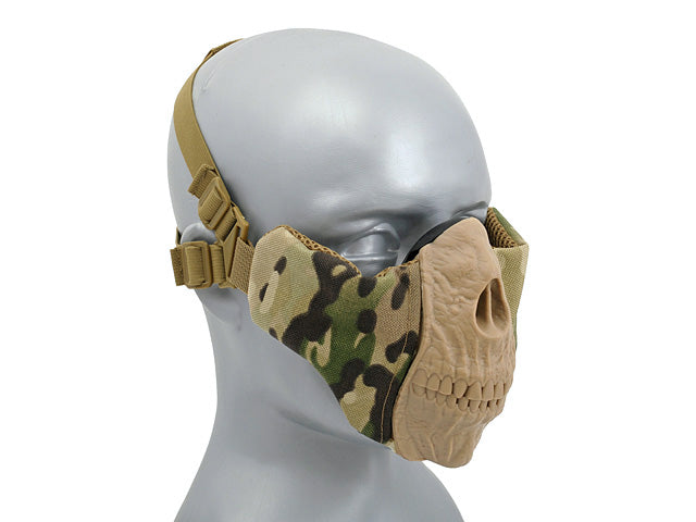 Half Face SKULL FACE Maske - Multicam [CS] 3