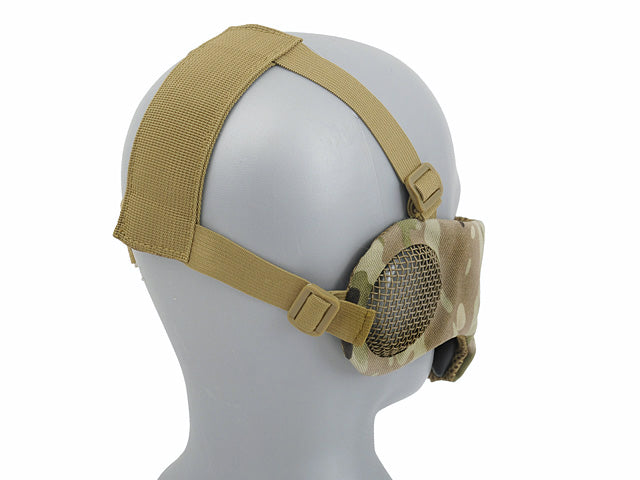 Half Face SKULL FACE Maske (PROTECTION EAR VERSION) - Multicamo [CS] 5