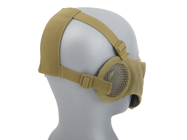 Half Face SKULL FACE Maske (PROTECTION EAR VERSION) - Tan [CS] 5