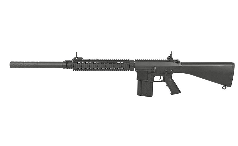 130 BBs SR25/AR10 steel Magazin - Schwarz [CYMA] 7