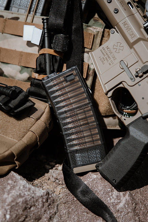 190 BBs LANCER L5 AWM 300 Blackout Magazin für M4/AR15 [EMG] 7