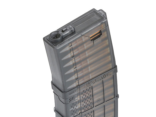 190 BBs Lancer L5 AWM 300 Blackout Magazine für M4/AR15 [EMG] 5