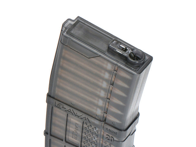 190 BBs Lancer L5 AWM 5.56 Magazin für M4/AR15 [EMG] 6