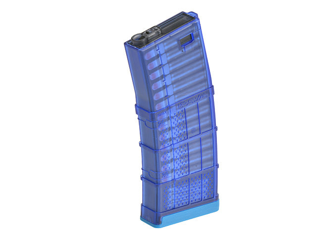 180 BBs Lancer L5AWM 300BLK Style Train-Safe AEG Magazin - Blau [EMG] 3