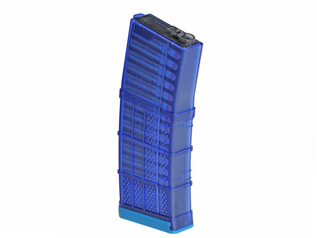 180 BBs Lancer L5AWM 300BLK Style Train-Safe AEG Magazin - Blau [EMG] 4