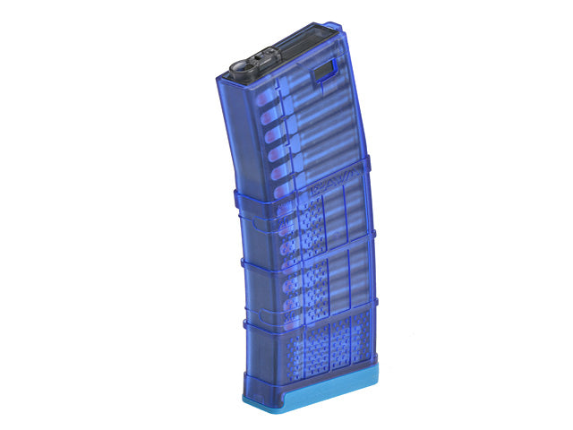 180 BBs Lancer L5AWM 5.56 Style Train-Safe AEG Magazin - Blau [EMG] 3