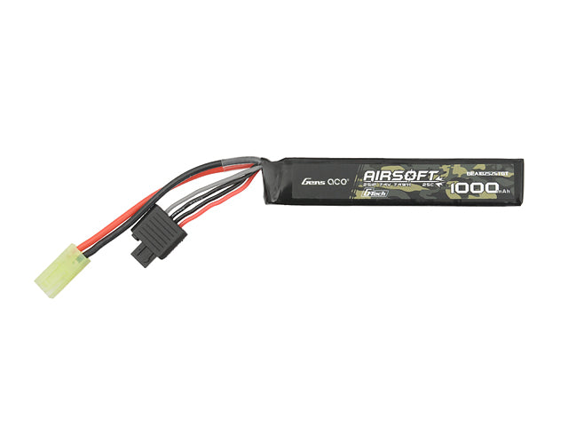 Gens Ace G-Tech 25C 1000mAh 2S1P 7.4V Airsoft LiPo Akku Tamiya 1