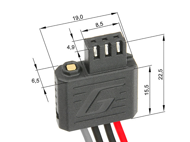 Gens Ace G-Tech 25C 1000mAh 2S1P 7.4V Airsoft LiPo Akku Tamiya 3