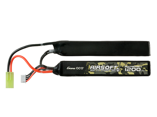 Gens Ace 25C 1200mAh 3S1P 11.1V Airsoft LiPo Akku mini Tamiya 1