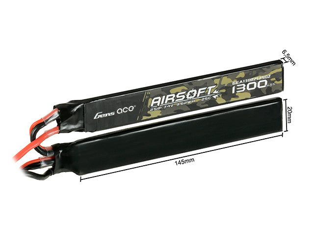 LiPo-Akku 1300 mAh 7.4 V 25C
