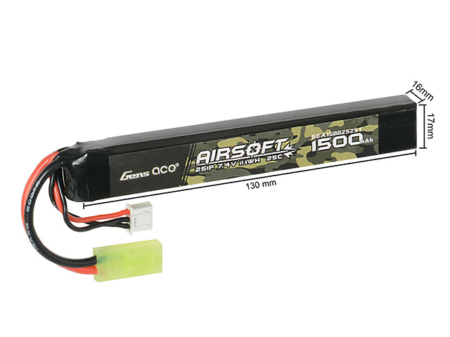 LiPo-Akku 1500 mAh 7.4 V 25C Mini Tamiya