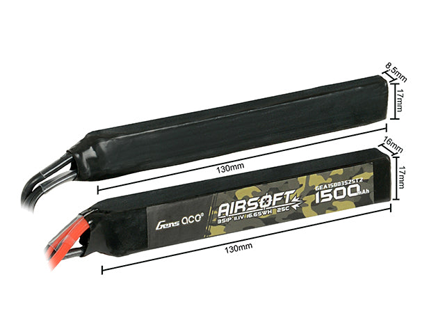 LiPo-Akku 1500 mAh 11.1 V 25C Mini Tamiya