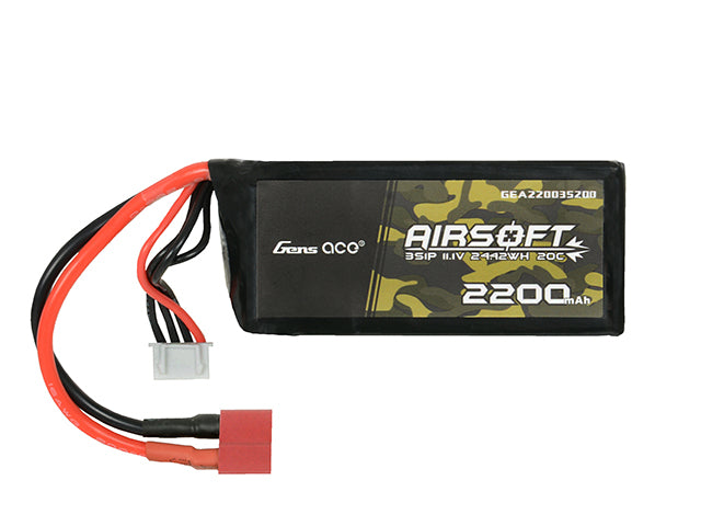 LiPo-Akku 2200 mAh 11.1 V 20C T-Stecker