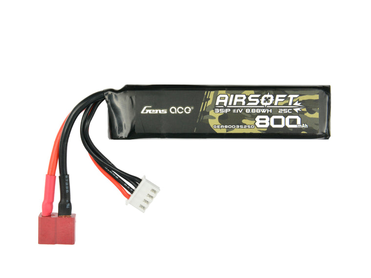 LiPo-Akku 800 mAh 11.1 V 25C T-Stecker