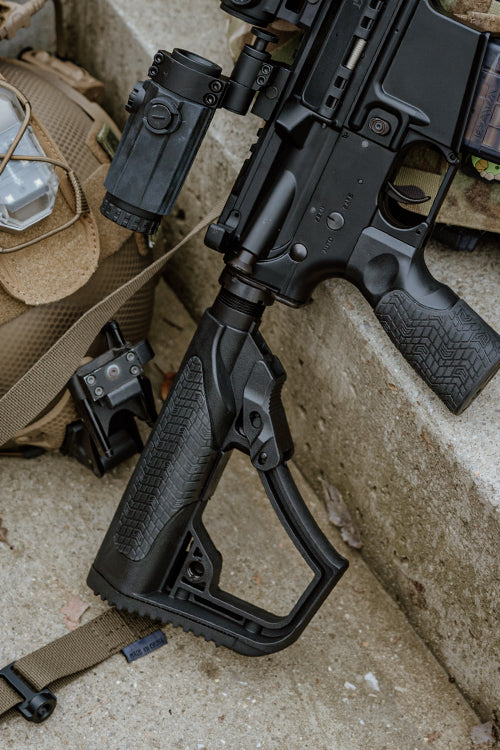 Collapsible Stock - Schwarz [Double Bell] 10