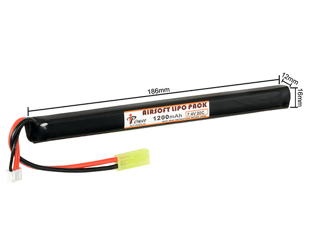 Akku LiPo 1200mAh 7,4V 20C [IPower] 2