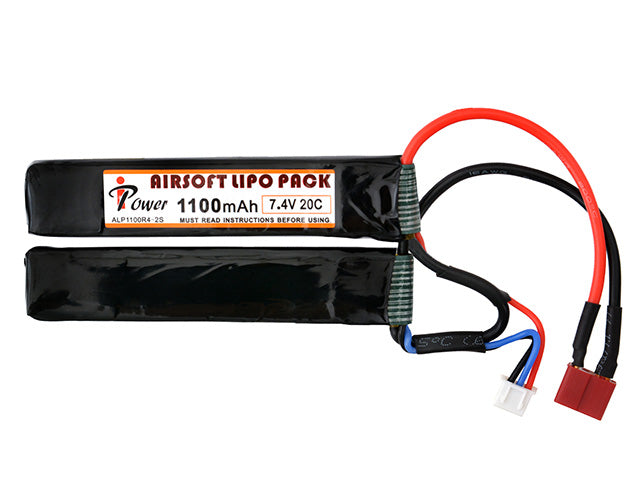 Akku LiPo 1100mAh 7,4V 20C - Deans [IPower] 1