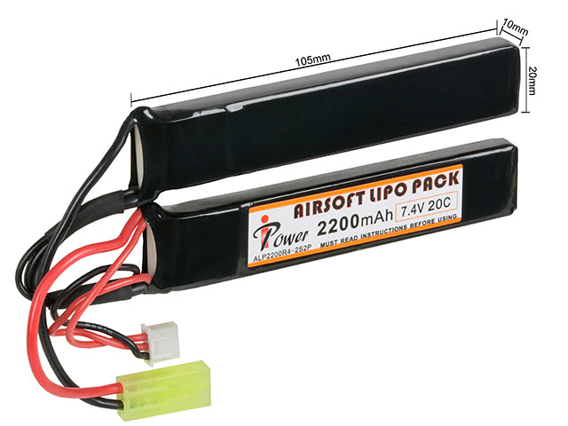 LiPo-Akku 2200 mAh 7,4 V 20C