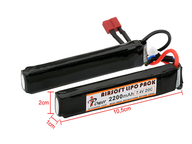 LiPo-Akku 2200 mAh 7,4 V 20C Deans
