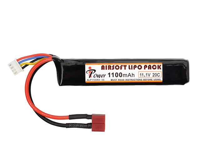 Akku LiPo 1100mAh 11,1V 20C - Deans [IPower] 1