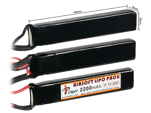 LiPo-Akku 2200 mAh 11.1 V 20C