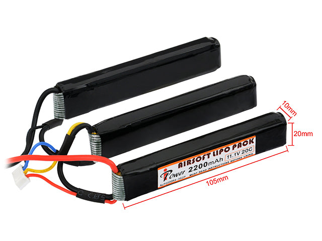 LiPo-Akku 2200 mAh 11.1 V 20C Deans
