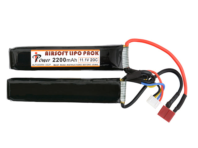 Akku LiPo 2200mAh 11,1V 20C - Deans [IPower] 1