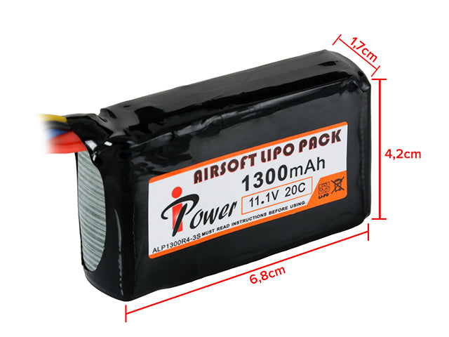 LiPo-Akku 1300 mAh 11.1 V 20C