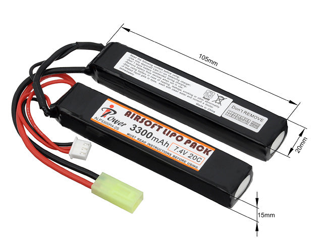 LiPo-Akku 3300 mAh 7.4 V 20C