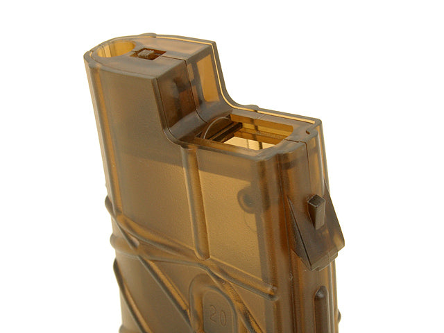 300 BBs Hi-cap Magazin für KU/AUG Serie - Schwarz [APS] 6