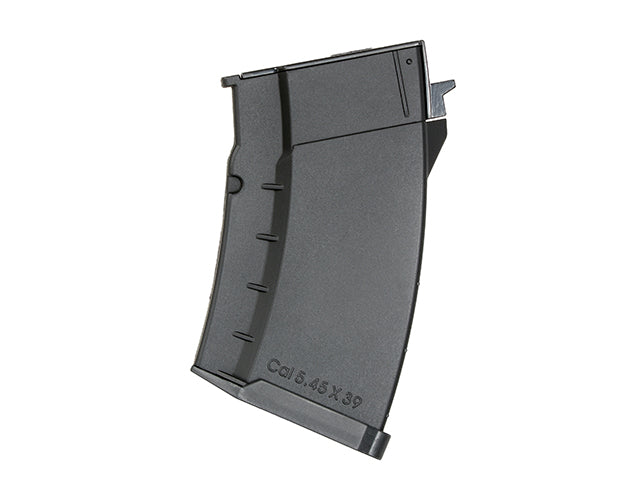 Double Bell AK47/AKM Short Polymer Mid-Cap-Magazin 85 BBs Schwarz