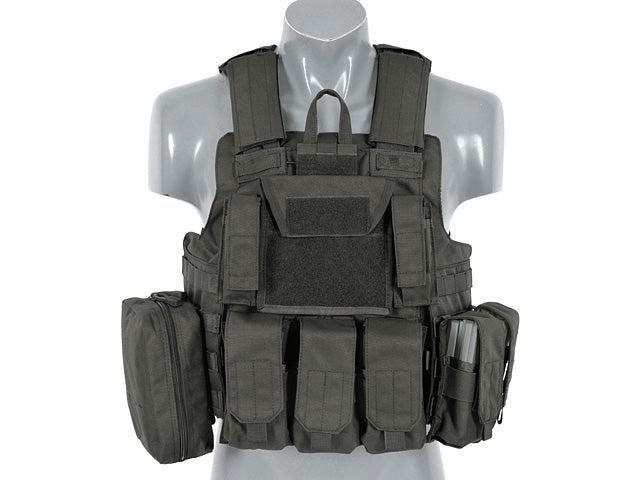 Plate-Carrier-Zubehör Combat Modular Armor System Replica - Schwarz [8FIELDS] 1